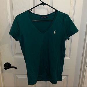 Polo Ralph Lauren Teal, V-neck, t-shirt